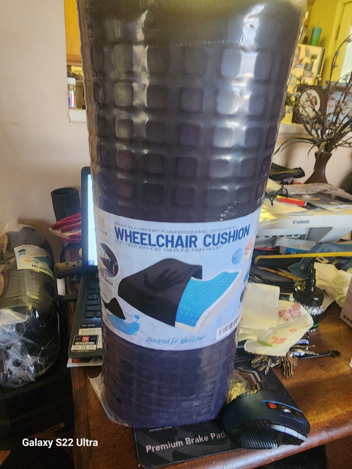Mullow Breathable Memory Foam Ergonomic Orthopedic Wheelchair Cushion