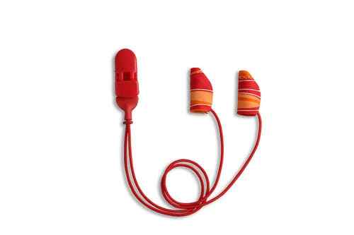 Ear Gear Micro Corded Hearing Aid Covers (Orange-Red) *USA Seller*