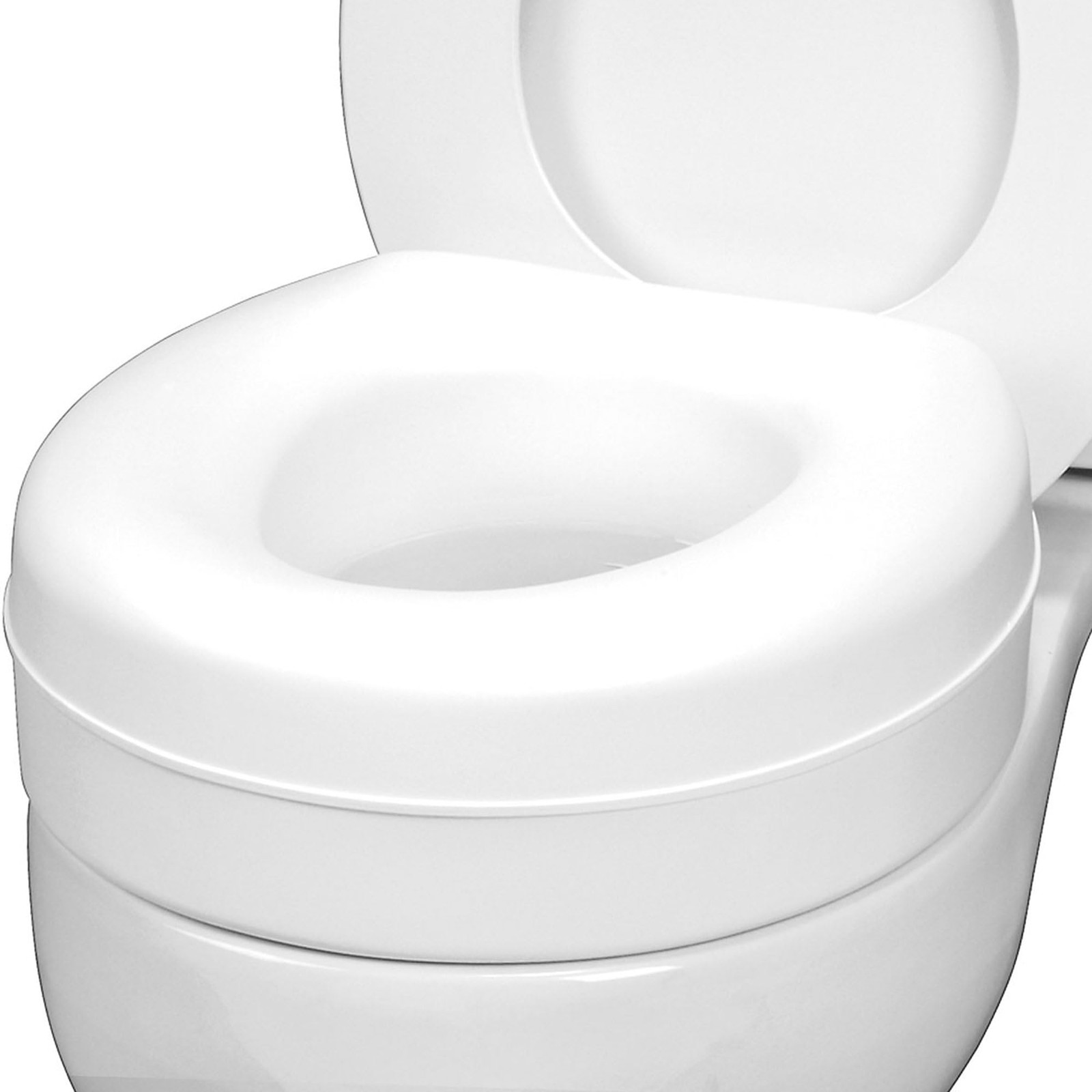 Healthsmart Enhanced Comfort 5 Raised Round Toilet Seat Risers For Seniors 5