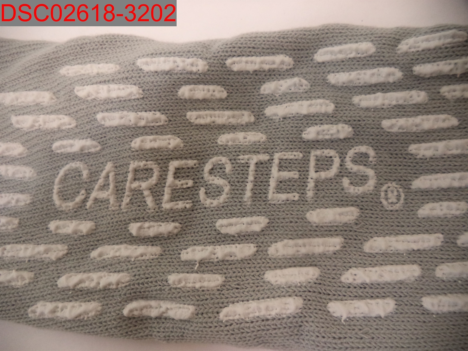 Care Steps Unisex Adult Grey 1 Pair Double Tread Patient Safety Slipper Socks XL