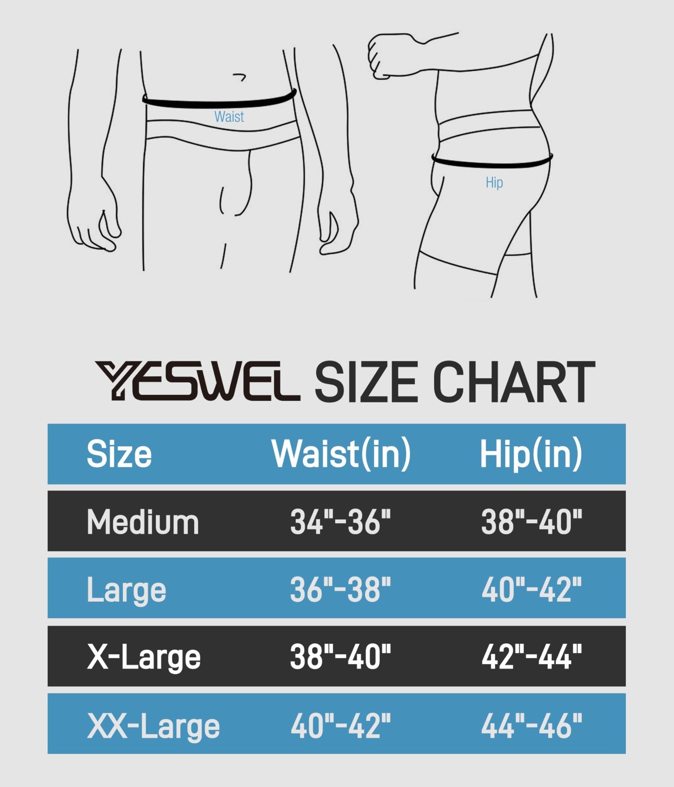 Men’s Incontinence Underwear – Washable Cotton Briefs, 50ml Absorbency, 3 Pack