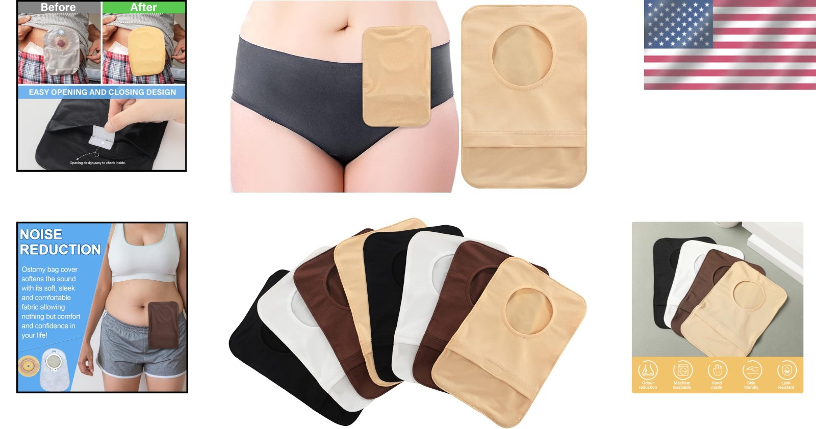 8 Pack Lightweight Stretchy Pouch Covers for Easy Use and Storage – Eco-Friendly