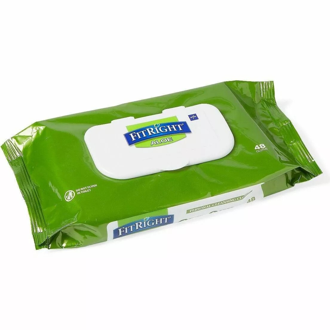 12-Packs Medline FitRight Personal Cleansing Cloths 8″ x 10″ Aloe Scented