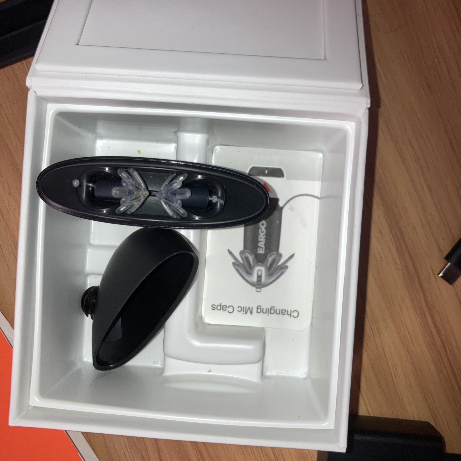 Eargo 5 Hearing Aid, Self-Fitting, Water-Resistant Parts Only Not tested