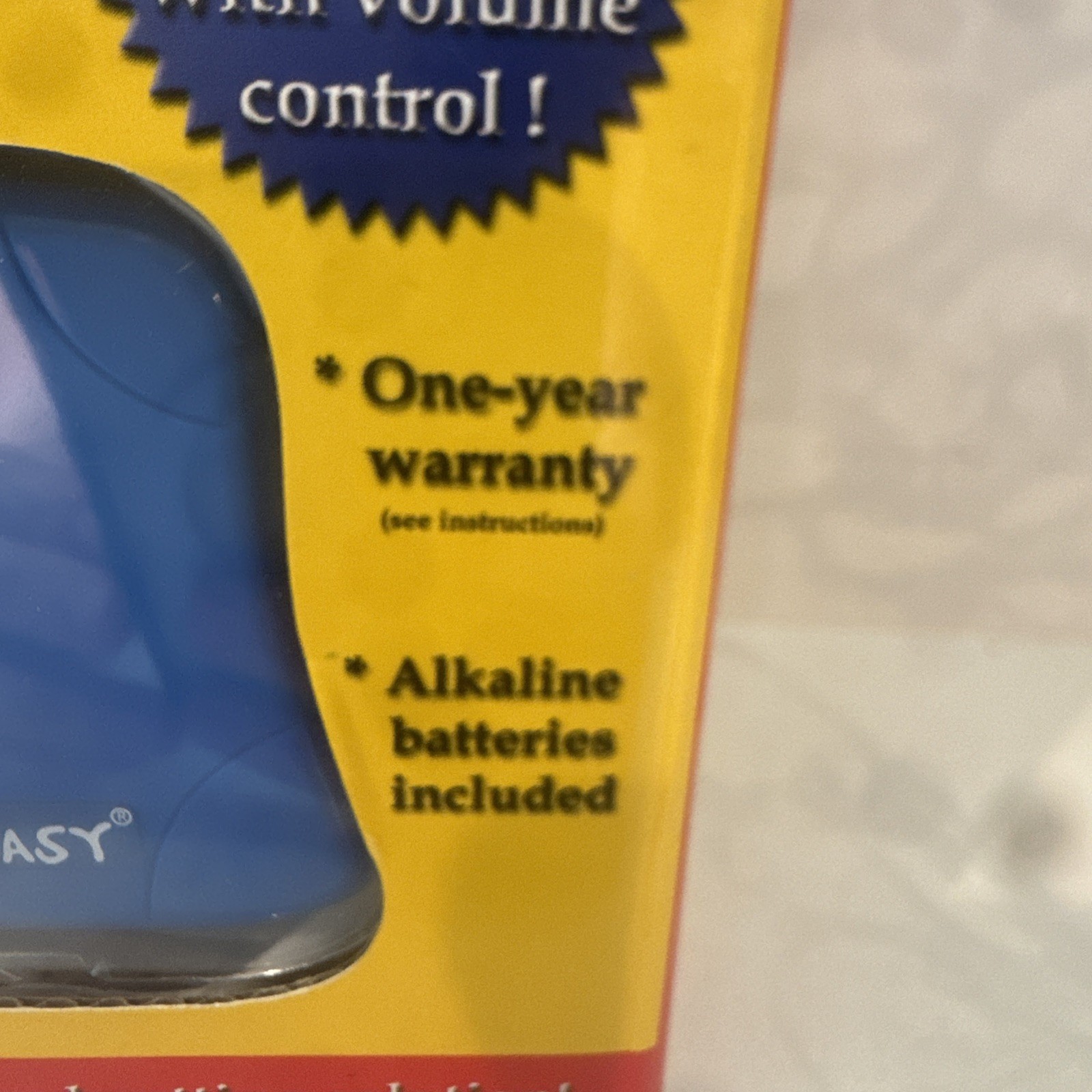 New Open Box DryEasy Bedwetting Alarm w/ Volume Control 6 Selectable Sounds