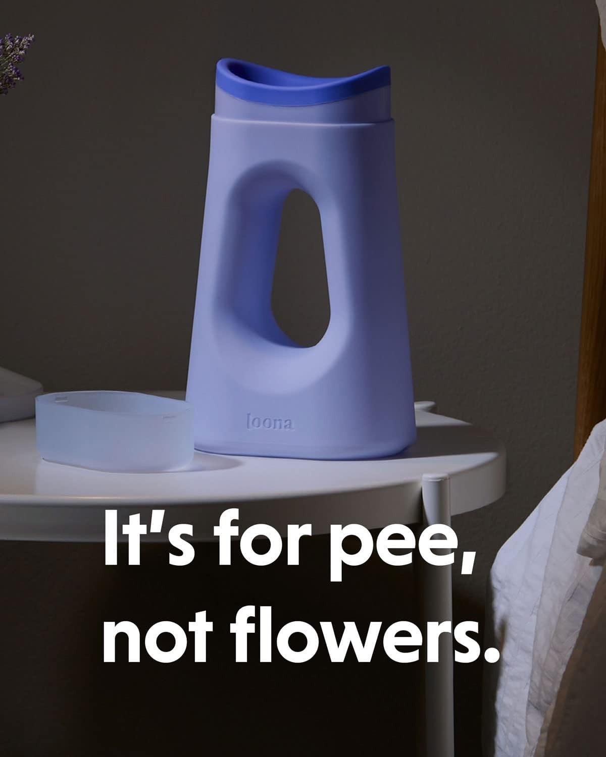 Loona Female Urinal – Quiet, No Splash Design for Women – Ideal for Bedside,…