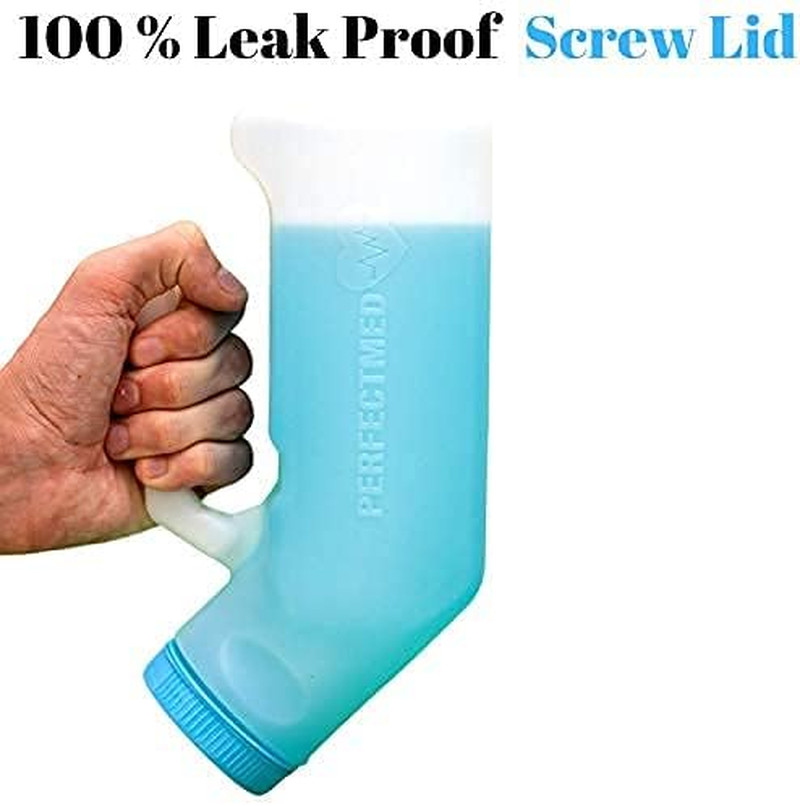 Urinals for Men Spill Proof by Perfectmed – 32 Oz/ 1000 Ml | Portable Urine