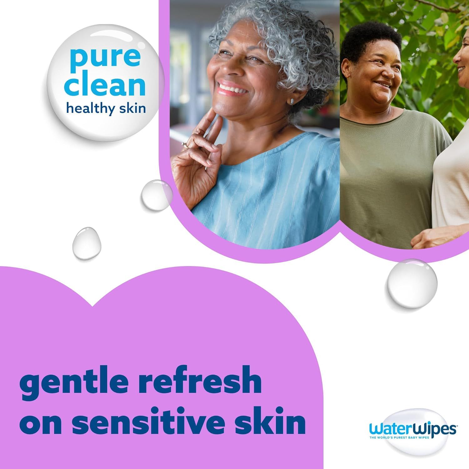 Adult Care Sensitive Body & Intimate Hygiene Wipes, 90 Wipes (3 Packs), Extra La