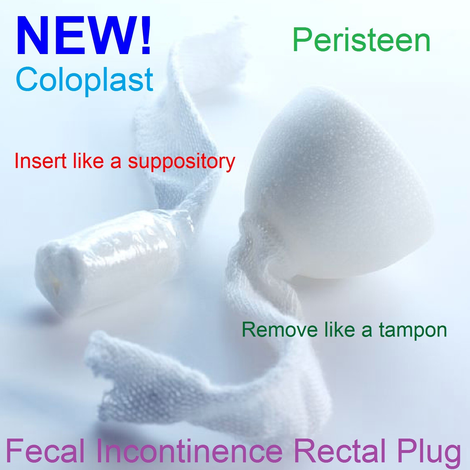Lot 20 Small Peristeen Fecal Incontinence Rectal Bowel Plug Tampon LOWEST PRICE