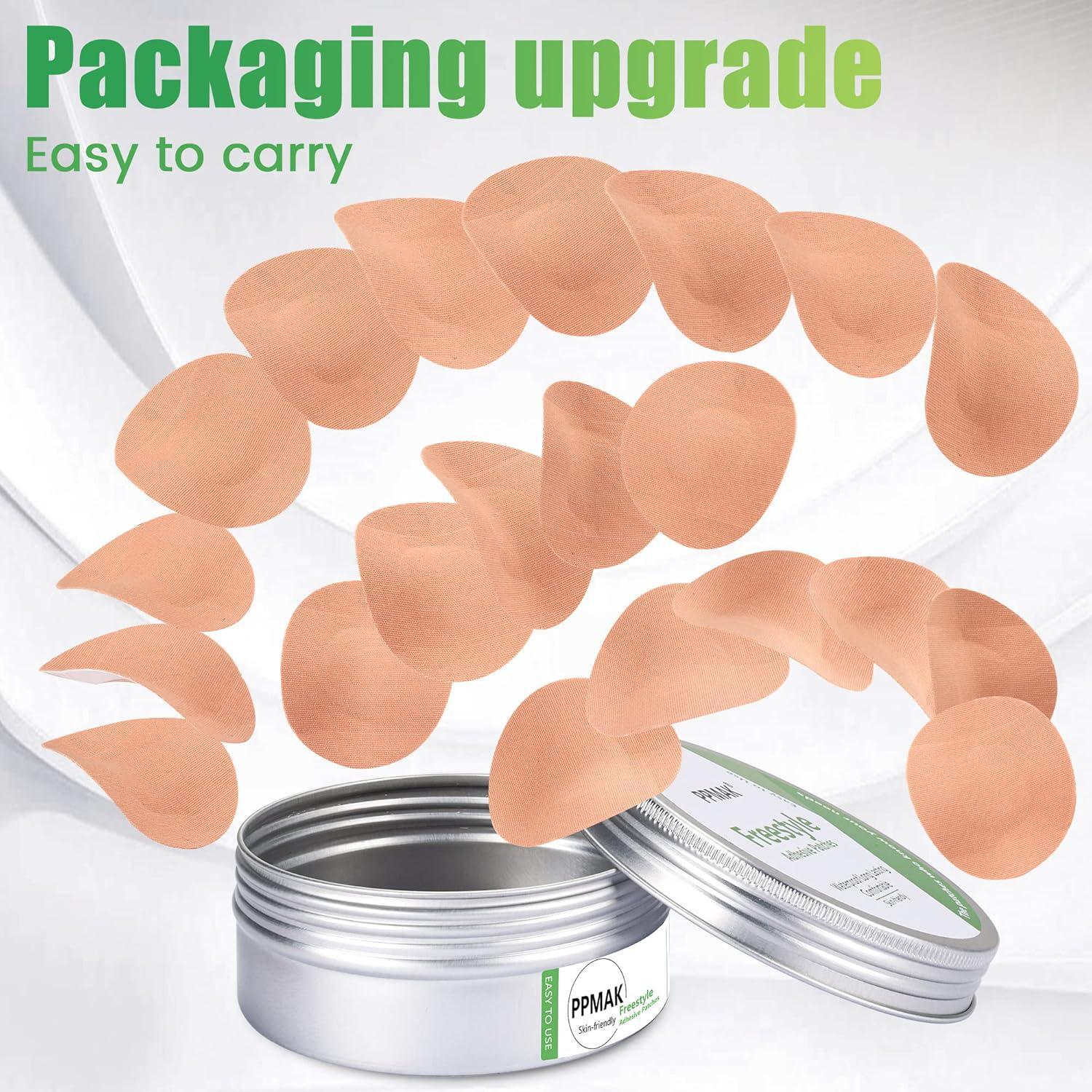40 PCS Freestyle Sensor Covers for Libre 2/3-Adhesive Patches-Waterproof CGM Tap