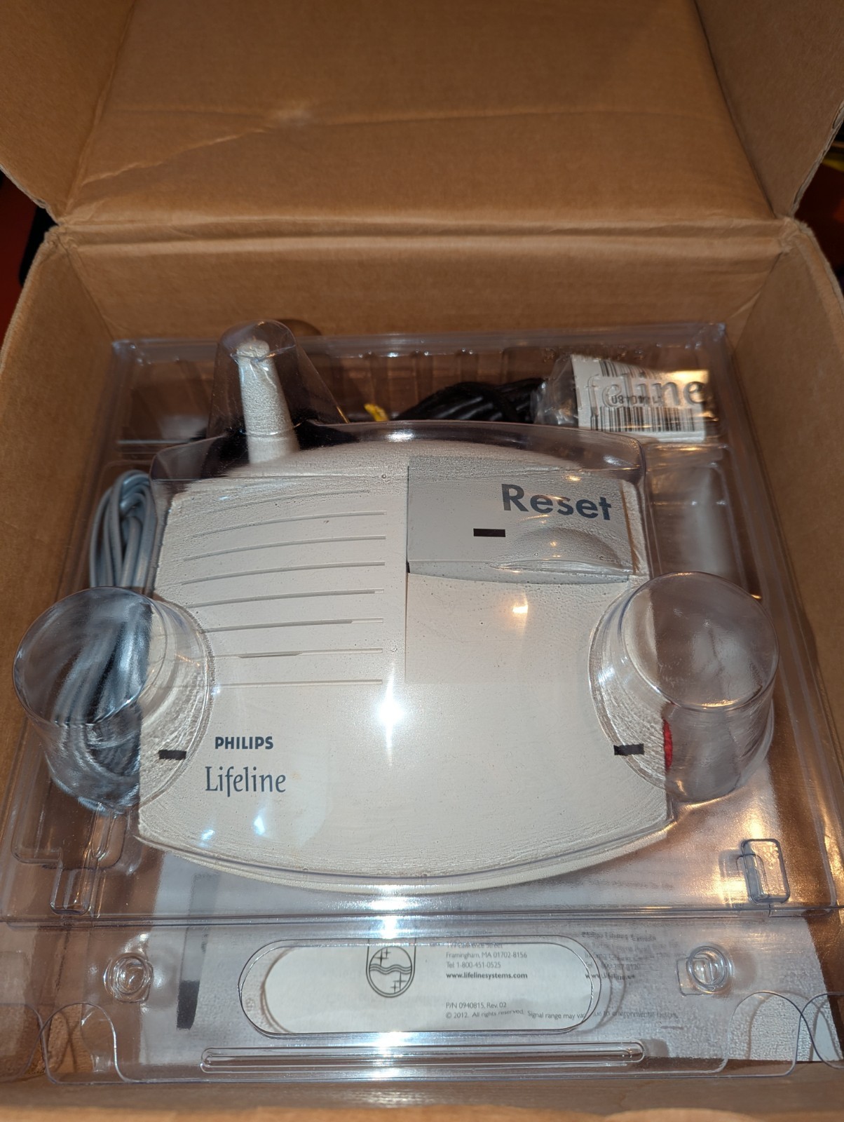 Philips Lifeline Medical Alert Service Model 6900AT NEW-Opened Box