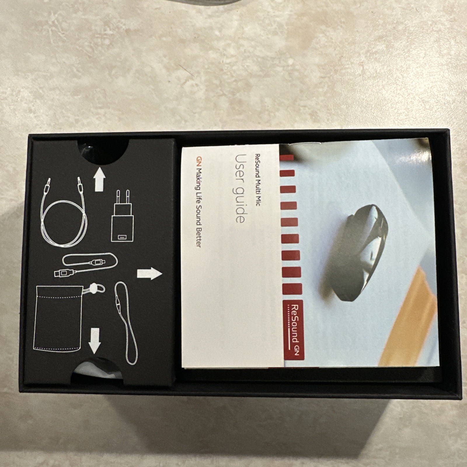 New GN Resound Multi Mic Wireless Microphone For Resound & Jabra Hearing Aids.