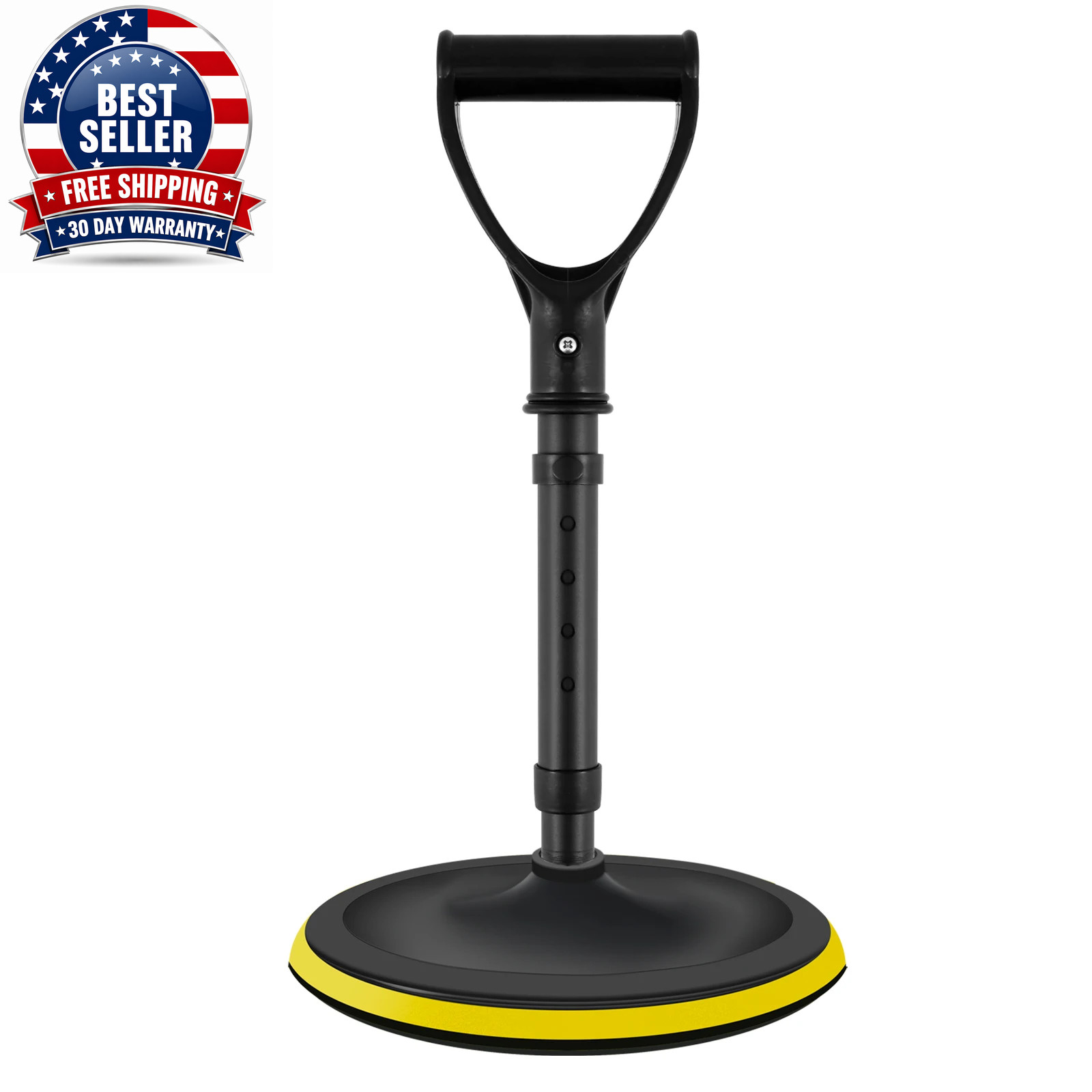 Mobility Aid Tool 5 Height Levels Adjustable Standing Aid Device Elder Cane Stan