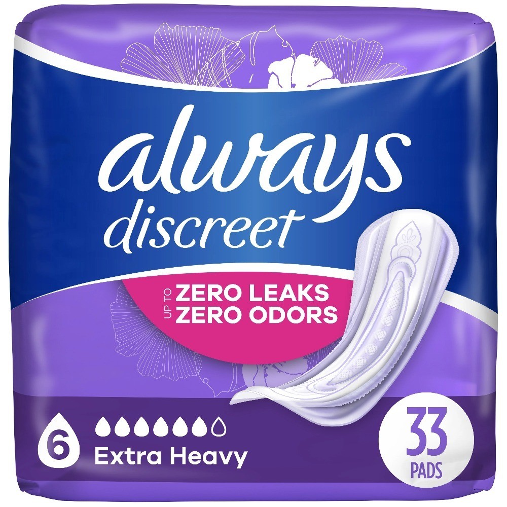 Adult Incontinence Pads for Women Extra Heavy Absorbency Postpartum Pads Regular