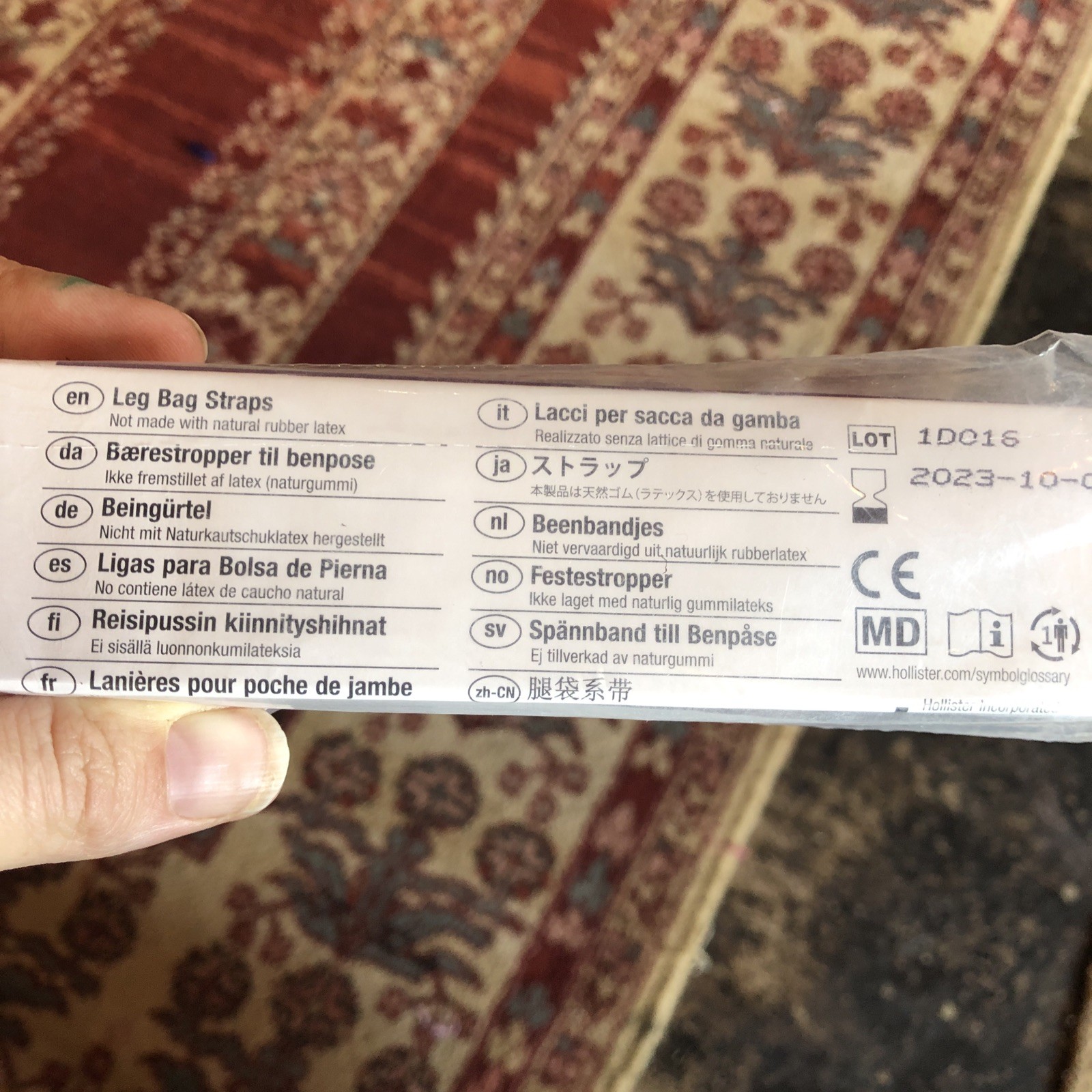 Lot Of 5 Hollister #9343 Leg Bag Straps 58 cm New in Package, Expired ￼ 2023
