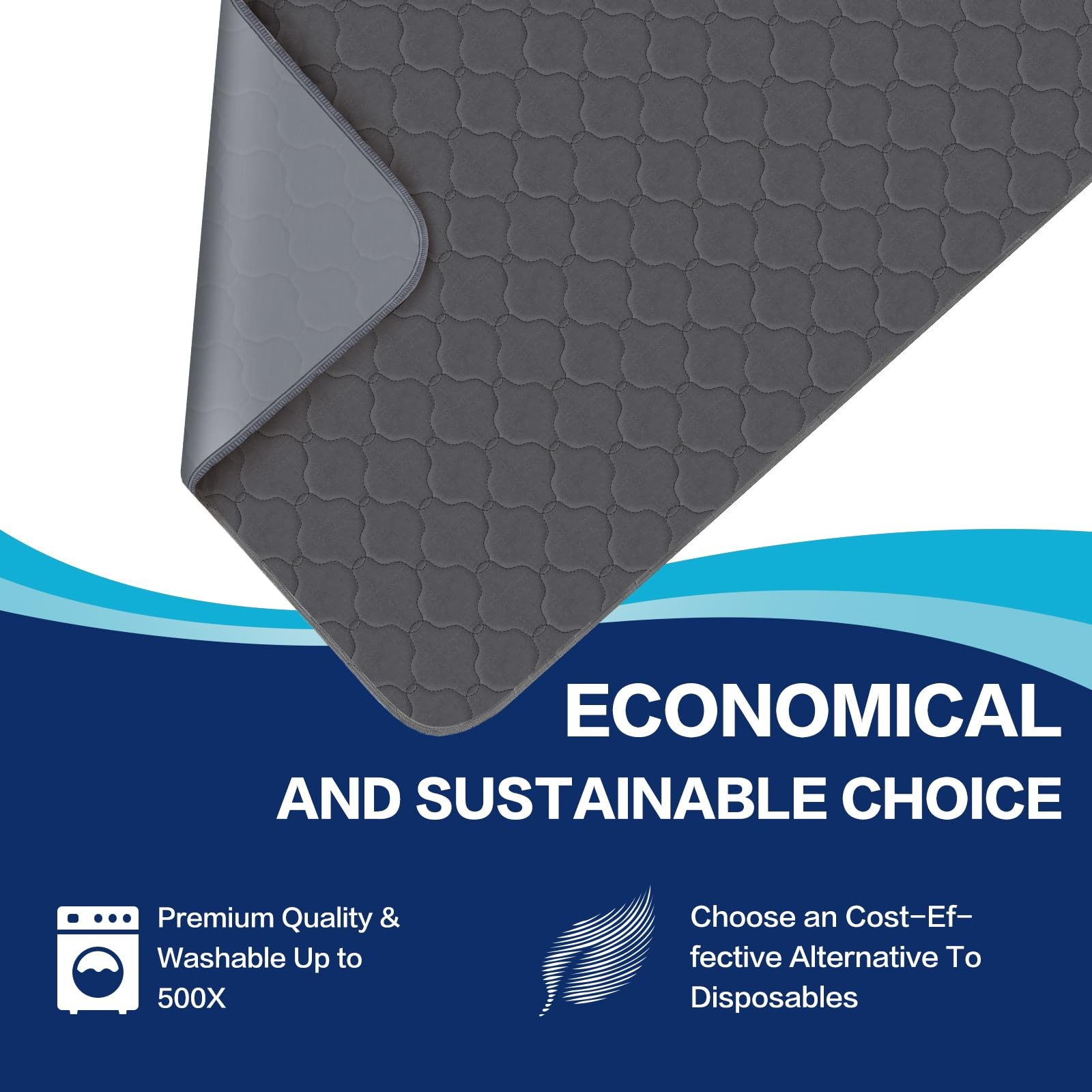 Hospitals Reusable Bed Pads for Incontinence 36×52 Inch,Bed Wetting Pads for …