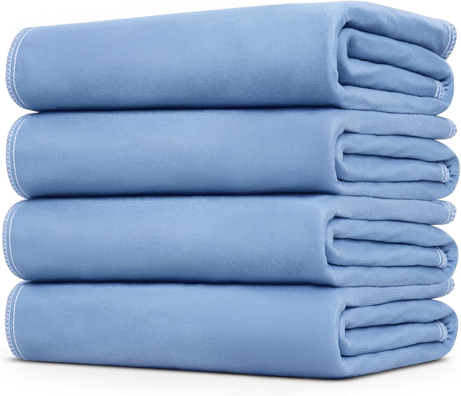 4 Pack 36″ X 38″ Large Absorbency Incontinence Bed Pads – Quick Drying Washable
