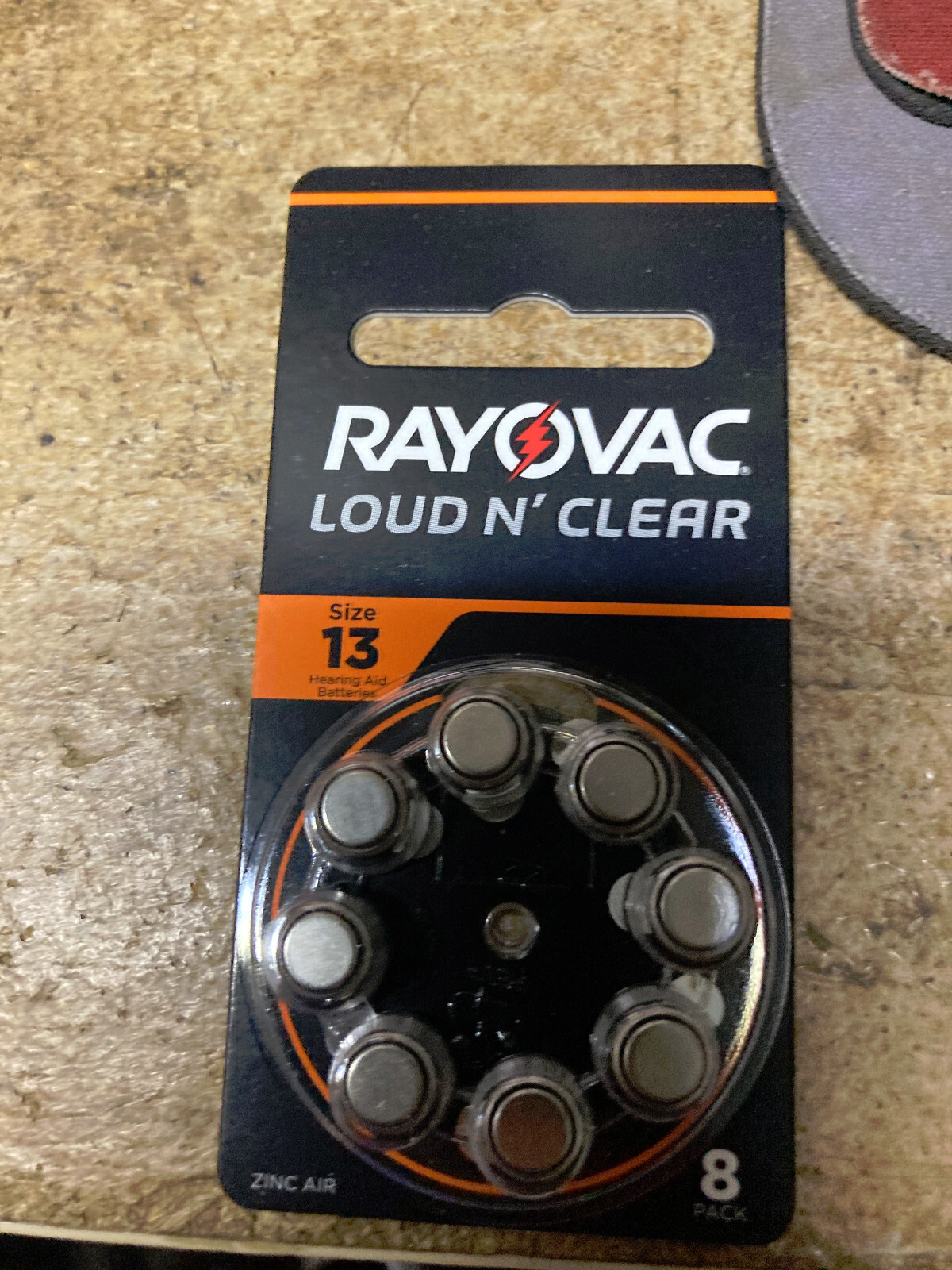 RAYOVAC LOUD N’CLEAR Size 13 Hearing Aid Batteries 1 Pack 8 Batteries NEW 03/27