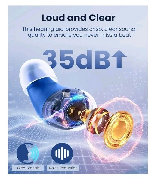CUEME Hearing Aids for Seniors – OTC Hearing aids with Smart Noise Cancelling