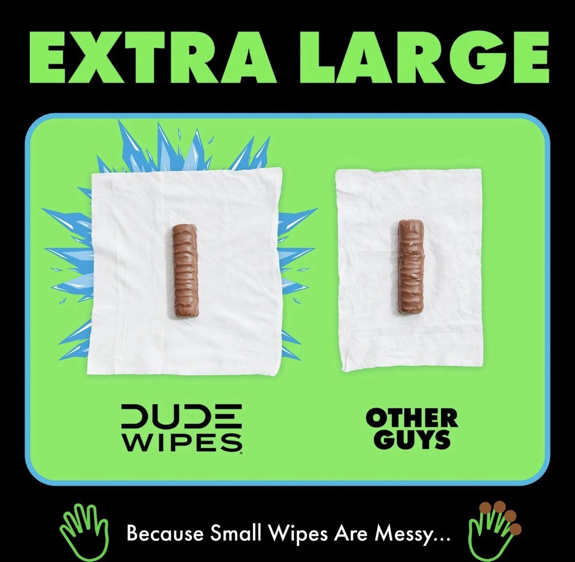 DUDE Wipes MentHOLE XXtreme Flushable – Menthol 48 Count NEW (Pack of 3)