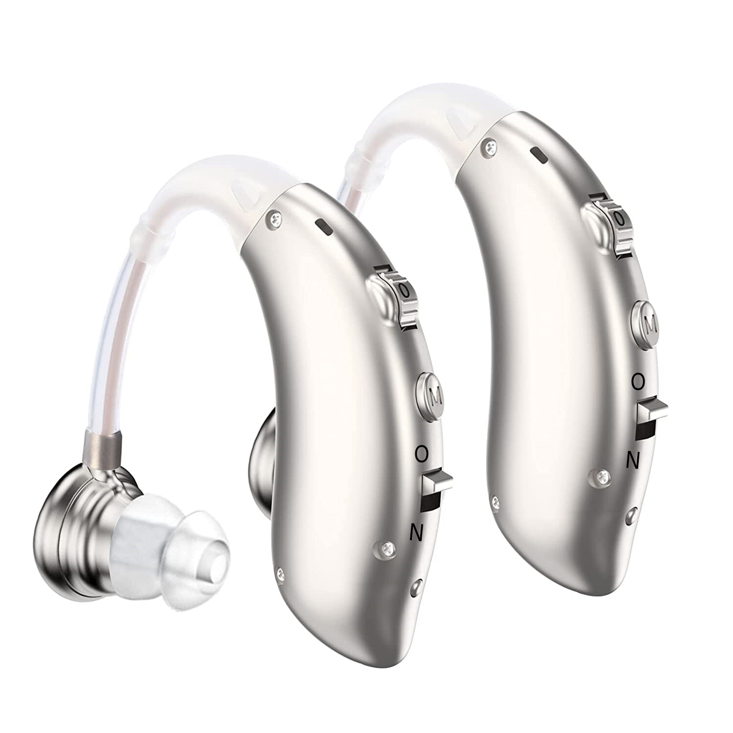 Digital Rechargeable Hearing Aids BTE Invisible Vioce Amplifier Noise Cancelling