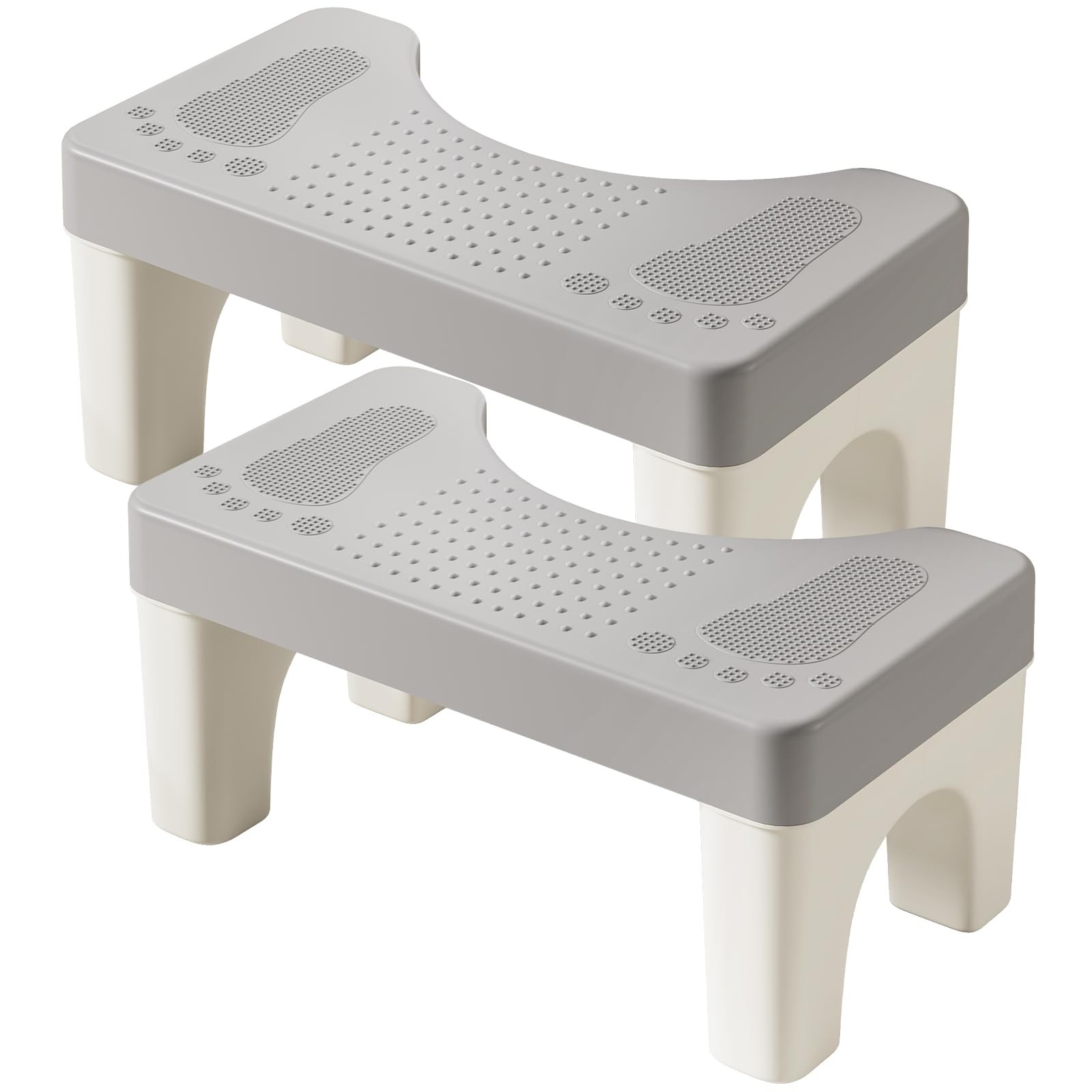 2 Pack Poop Stool Adult, Portable Toilet Stool Squat for Pooping, Travel Squatti