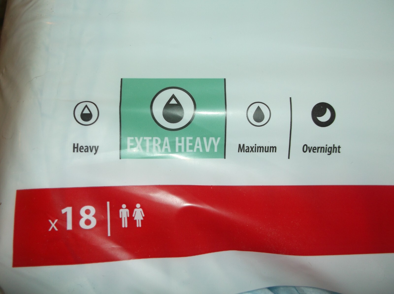 CARDINALHEALTH 18 CT ADULT DIAPERS LARGE 45 – 58 in WAIST EXTRA HEAVY WINGS NEW