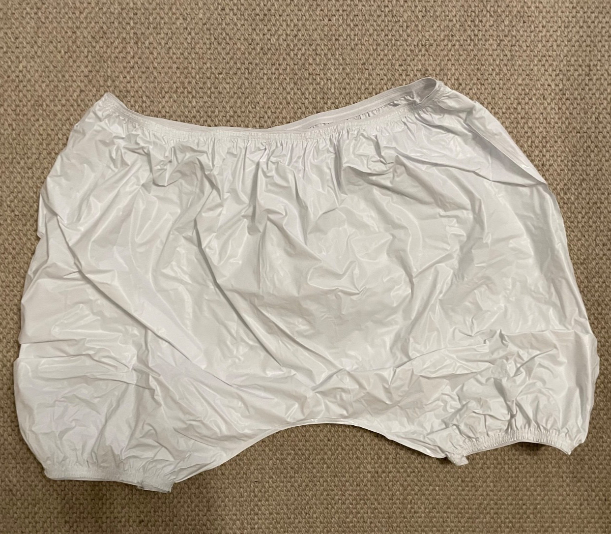Sz. Med/Lg Adult Diaper Cover PVC/Vinyl Lolita Bloomers. Wide Seat
