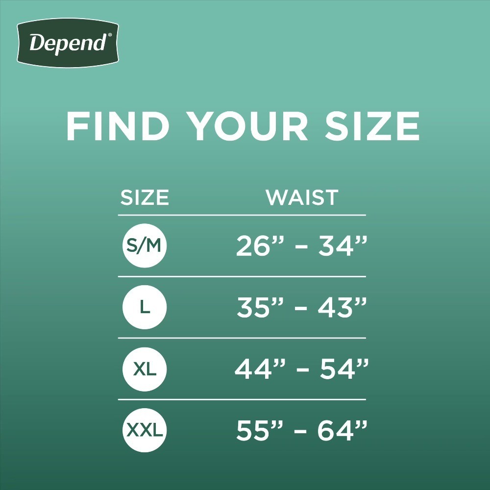 Large Size Incontinence Underwear for Men Adult Diapers Maximum Absorption 40