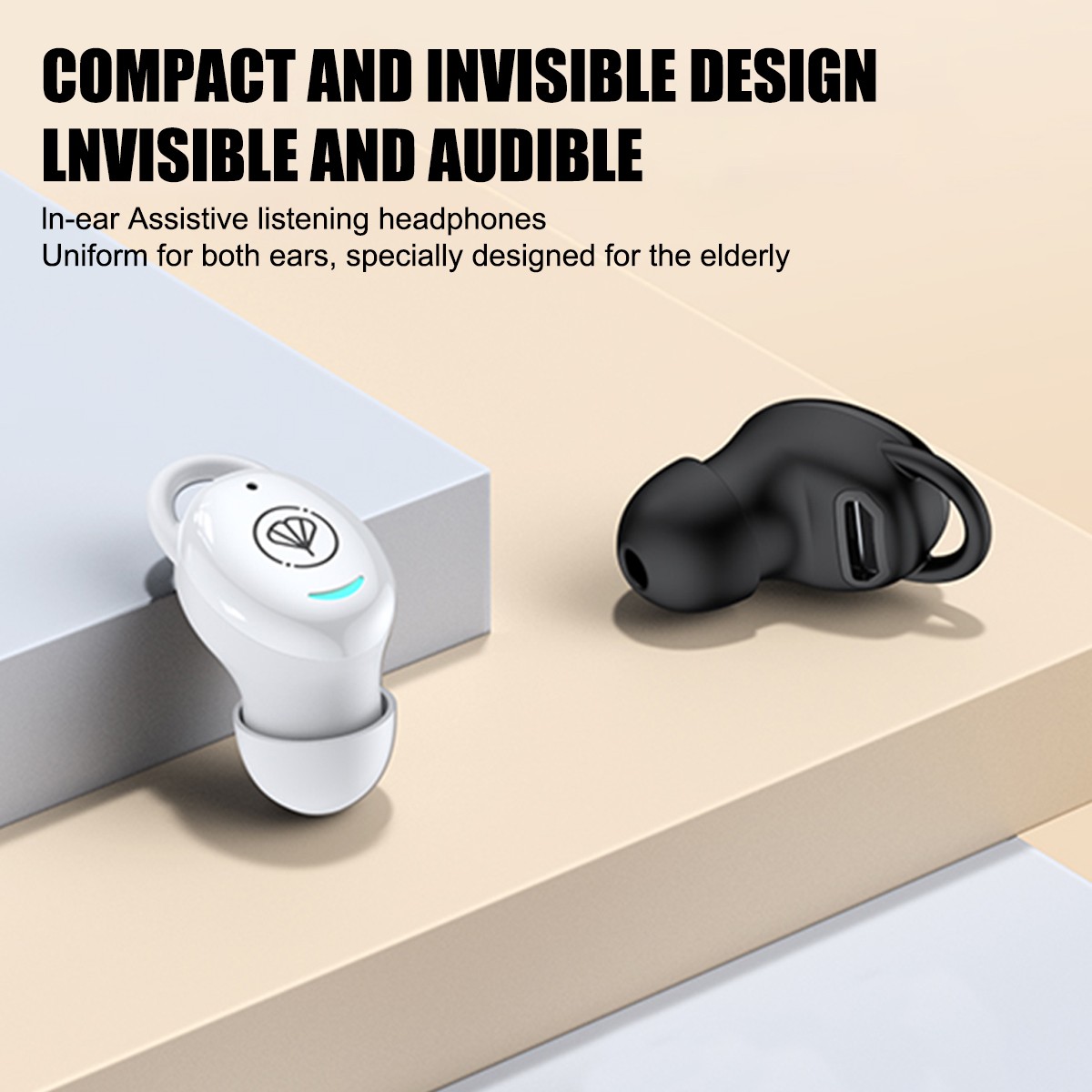 Rechargeable Digital Hearing Aids In-Ear Invisible Sound Voice Amplifier 2025