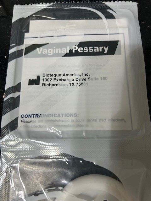Bioteque America-Ring Pessary with Support for Vaginal Proplapse