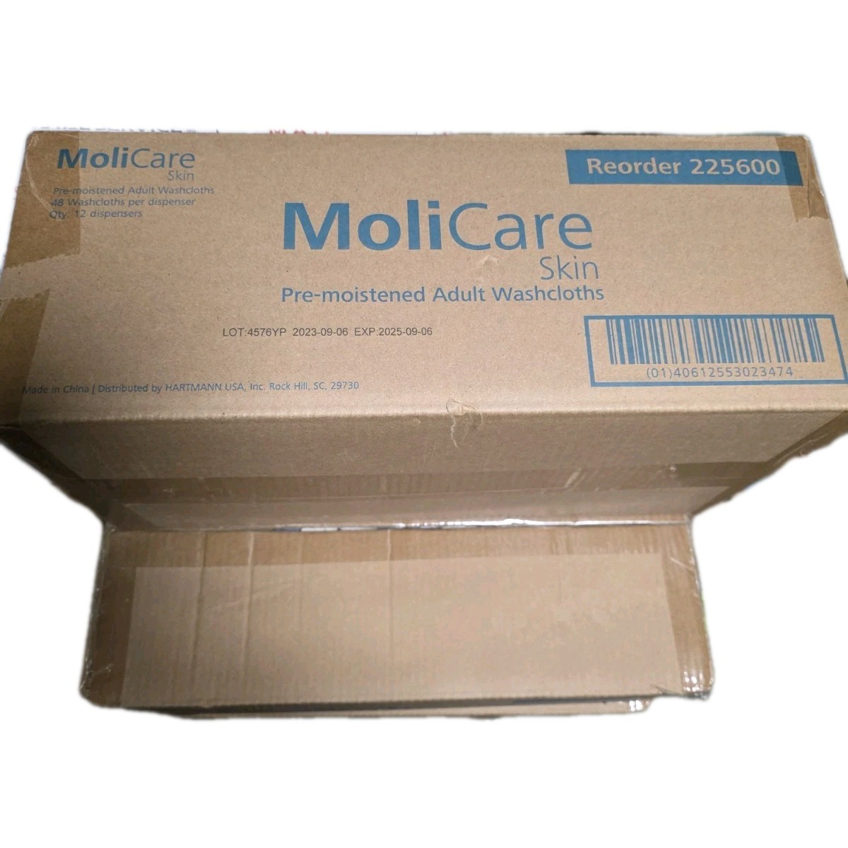 Full Case MoliCare Skin Personal Cleansing Wipe 9 x 13″ Adult Washcloth Scented
