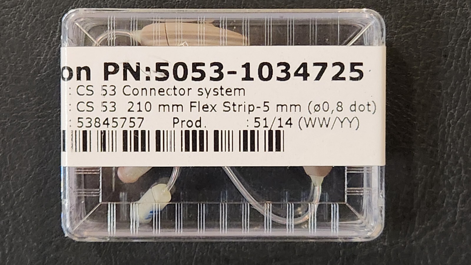 Pulse CS 53 Connector System 210 mm Flex Strip-5 mm (5053-1034725) NEW – SEALED