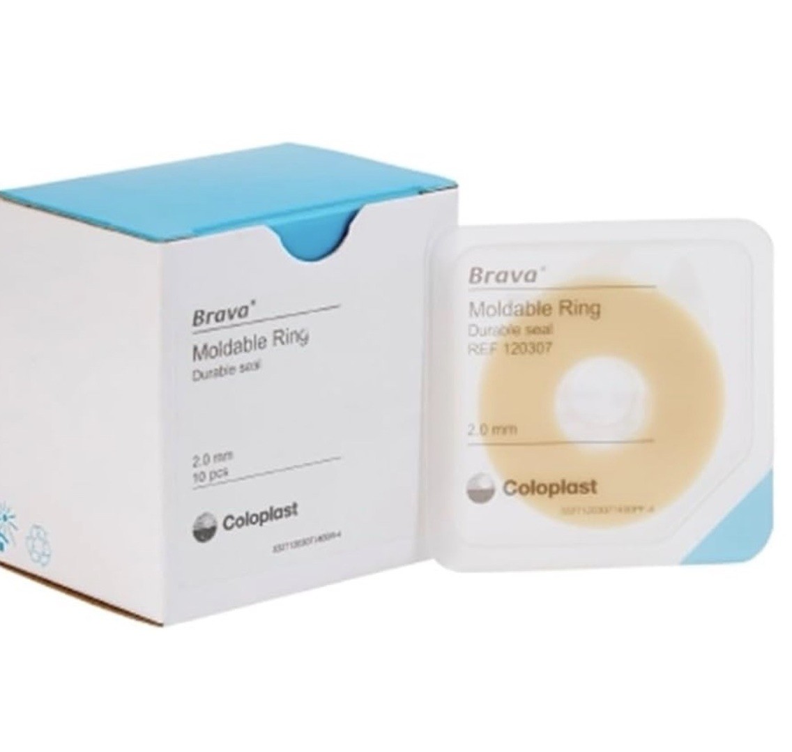New Coloplast Brava Moldable Rings 2.0mm, Box of 10 pcs