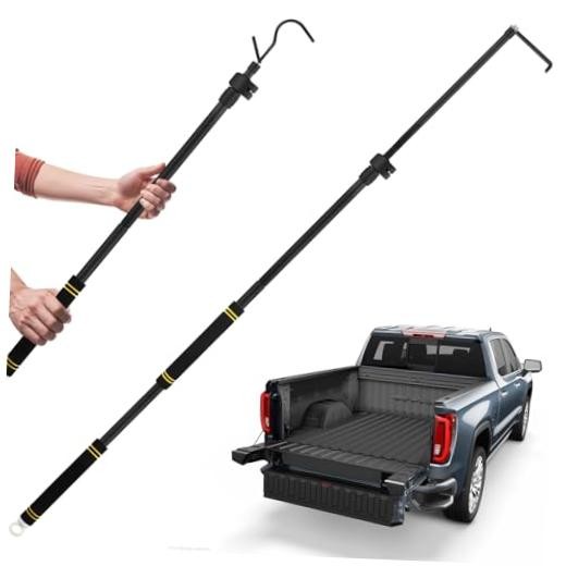 Truck Bed Grabber Tool Heavy Duty, Grabber Truck Cargo Retriever Long Handle