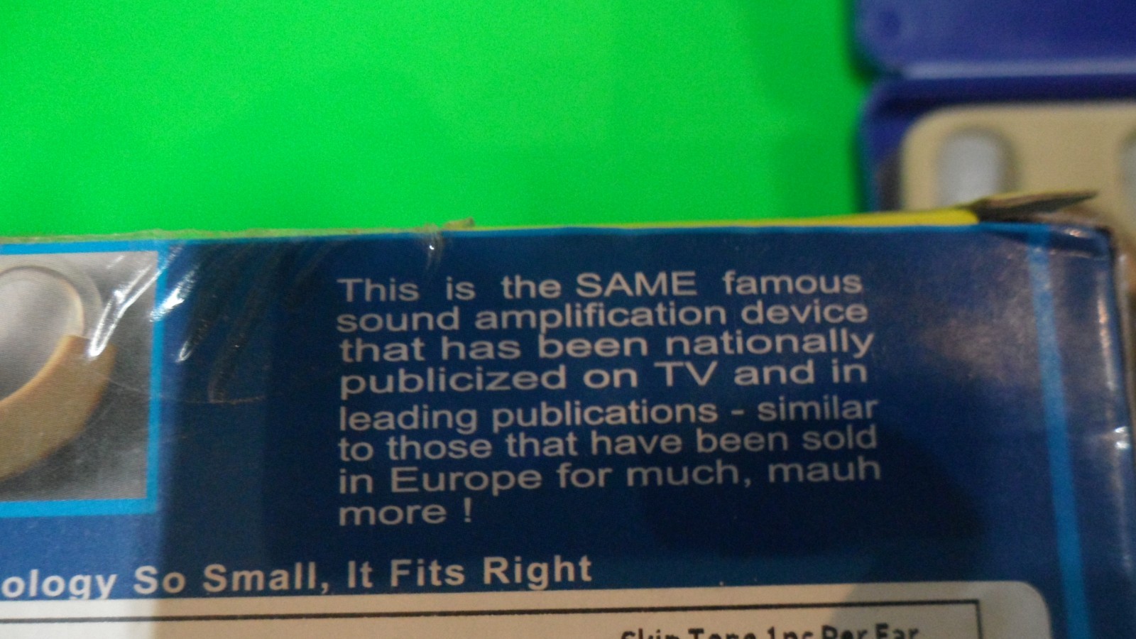 CYBER SONIC Sound Amplifier Hearing Assistance Aid BEHIND the EAR