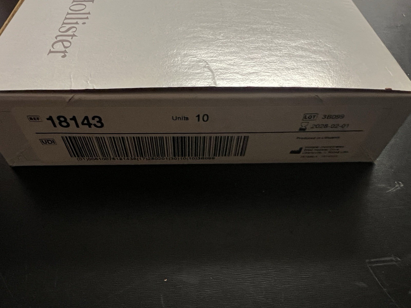 Hollister 18143 Ostomy Pouches, 1 Box (10 Ct) Exp 2028, Free Shipping