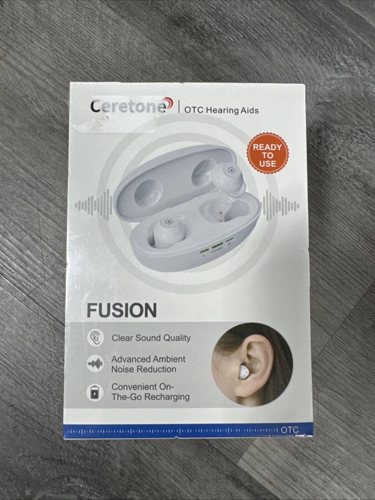 Ceretone Fusion OTC Hearing Aids (CE-A61AT) – NEW SEALED