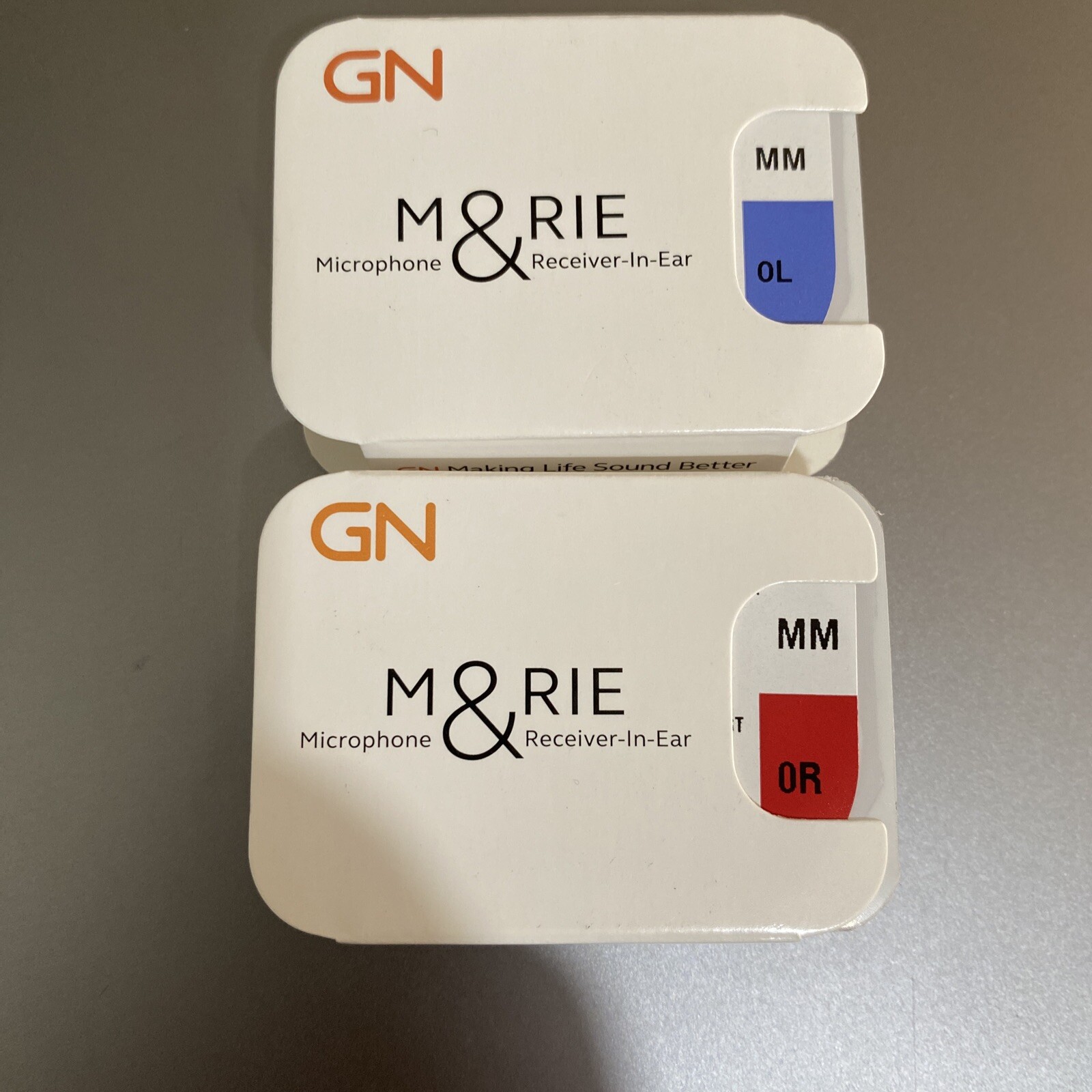 SET OF GN ReSound ONE SureFit 3B M&RIE Receivers SIZE 0
