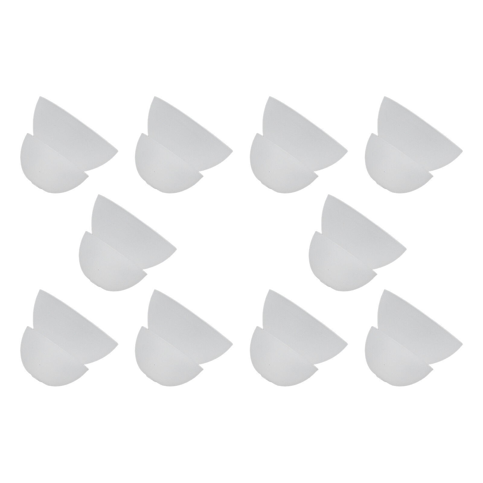 10PCS Hearing Aid Domes 12mm/0.5in Double Layer Soft Silicone Washable Removable