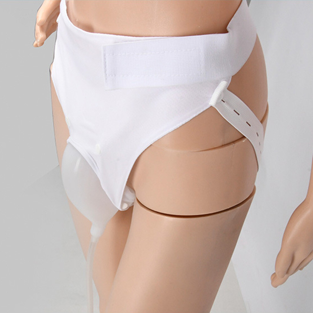 Urine Bag Collector Portable Wearable Collection Urinal Bag Elastic Waistband