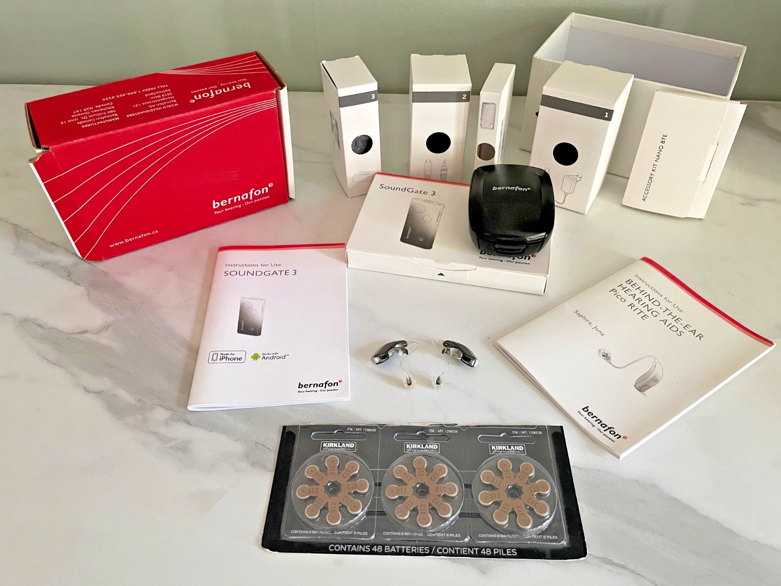 Bernafon Juna 9 hearing aids with Sound Gate 3