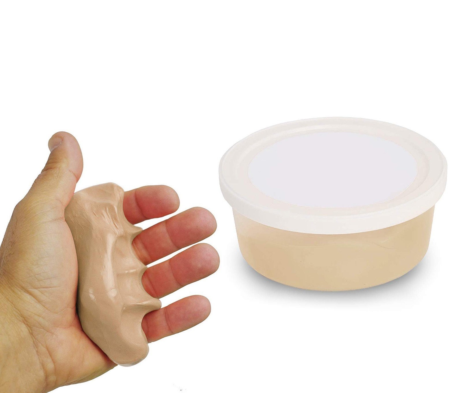 Hand Therapy Putty Tan 2X-Soft Resistance Hand Exerciser 1 lb Container