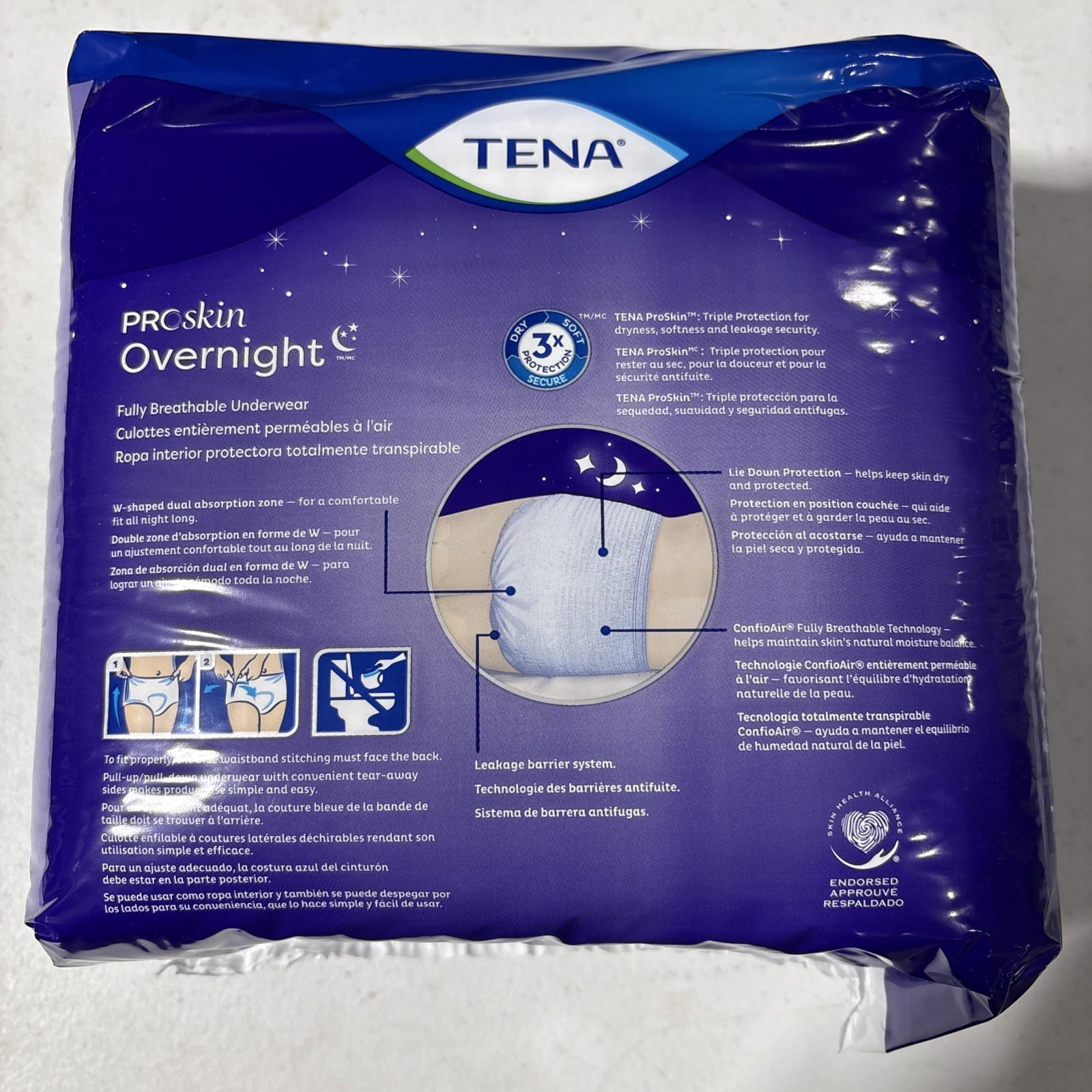 TENA Disposable Underwear X-Large 12 Ct