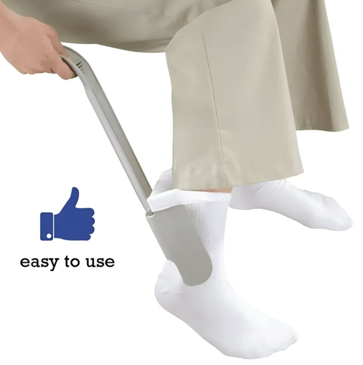 Kinsman Simple & Stress-free Sock Aid For All Socks & Doubles As A Shoe Horn