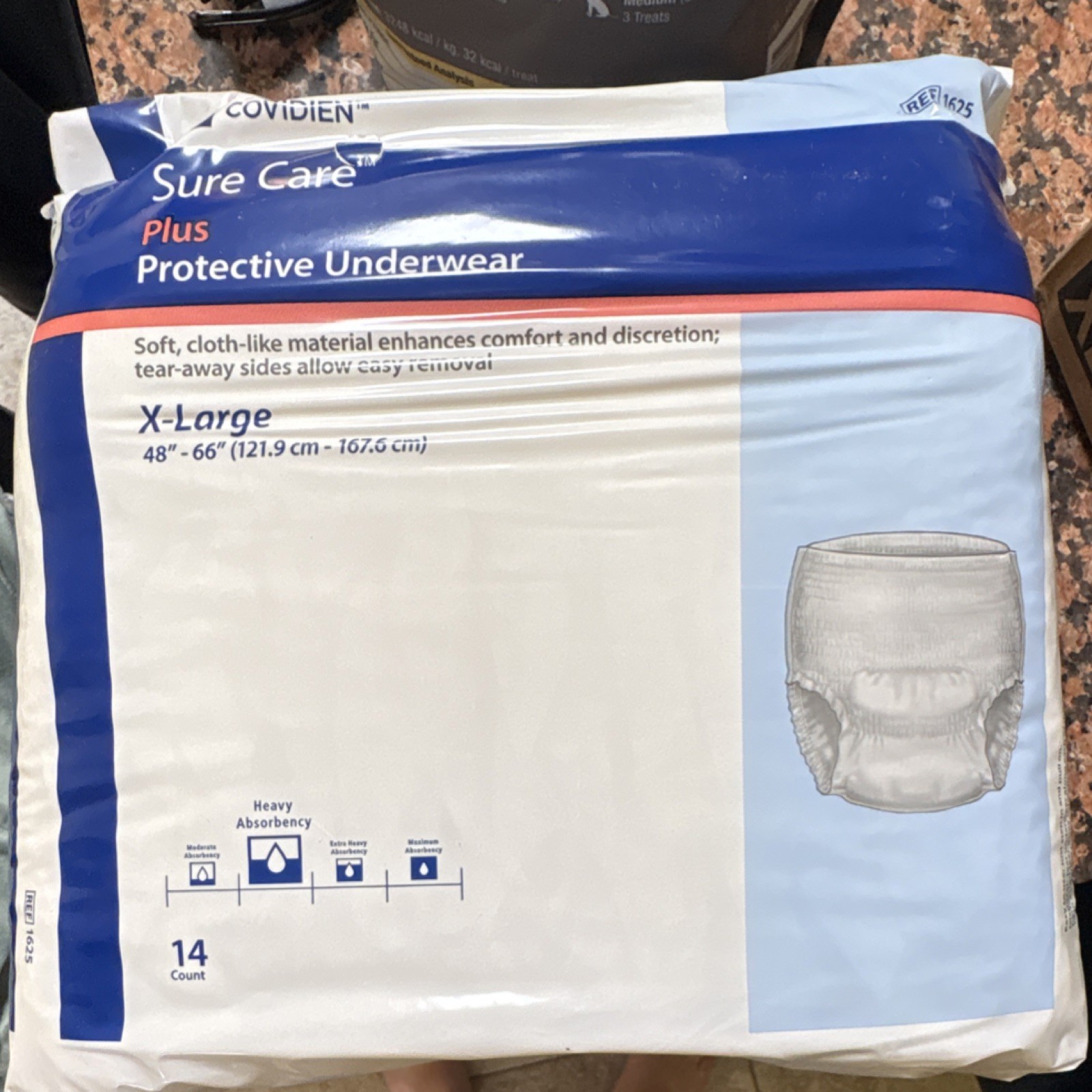 Covidien Sure Care Plus Heavy Protective Underwear X-Large 14 Count