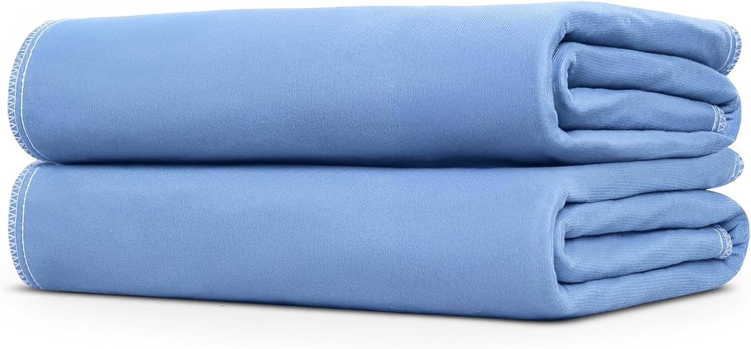 4 Pack 36″ x 38″ Large Absorbency Incontinence Bed Pads Quick Drying Washable &