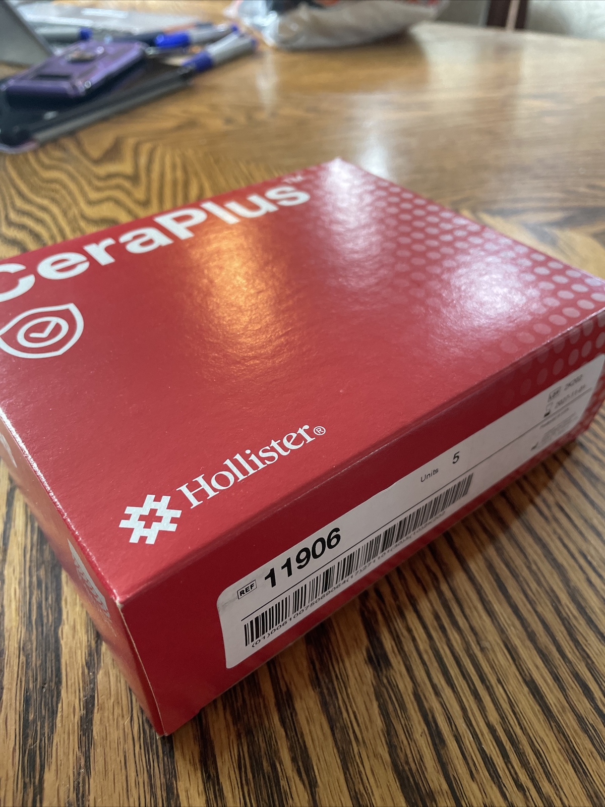 5 Hollister 11906 New Image 2-Pc Barriers 2¼” Flange 1¼” Pre-Sized Expires 2027