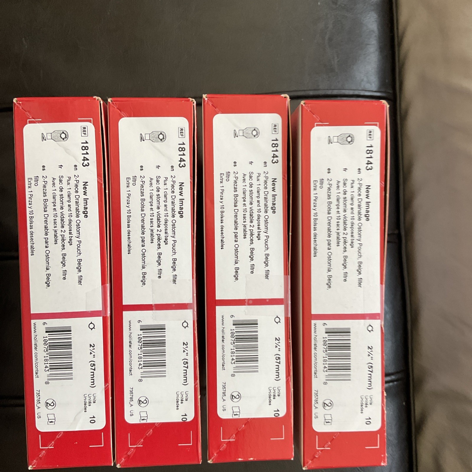 New Hollister 18143 Ostomy Pouches, 4 Boxes (40 Ct) Exp 2030, Free Ship!