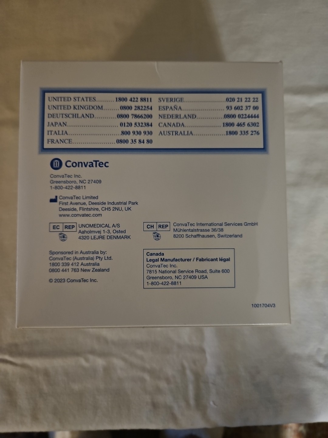 Convatec #125265 Sur-fit Natura Flexible Skin Barrier 5″ X 5″ 2 1/4″ 10 counts